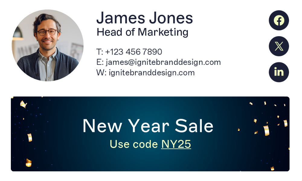 head of marketing email signature