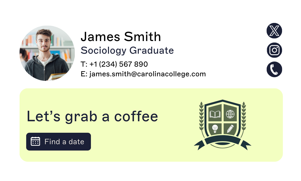 student email signature for sociology graduate