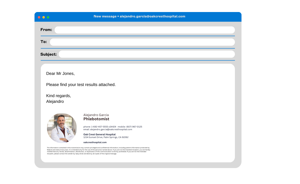Email signature in Outlook for Mac