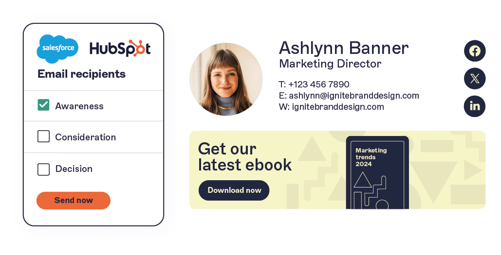 crm integrations in email signatures