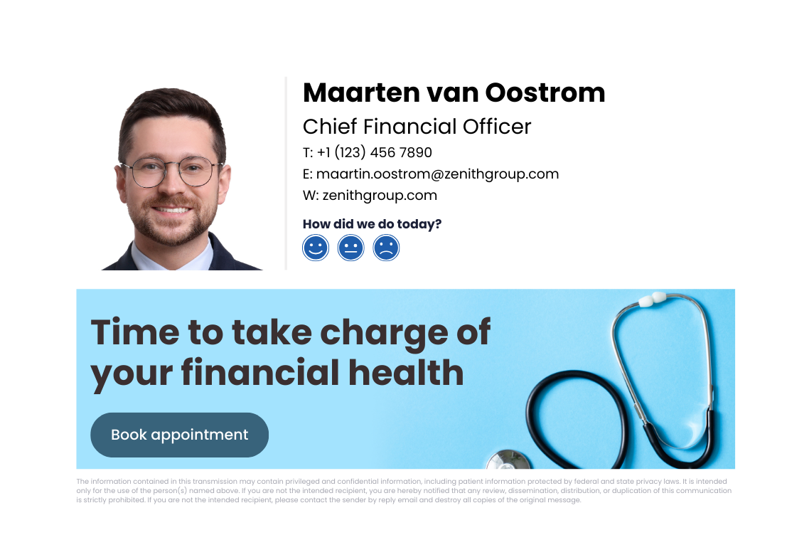 professional email signature format