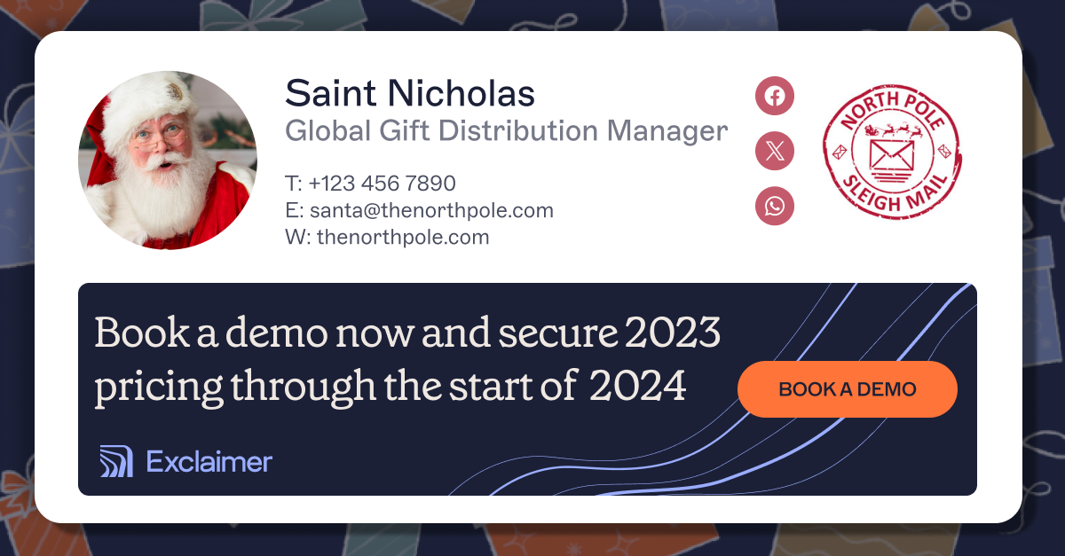 Urlaubsbezogene E-Mail-Fußzeile