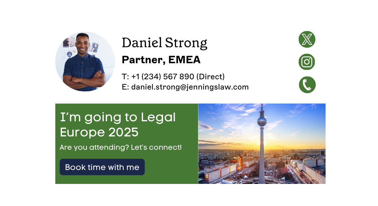 legal partner email signature