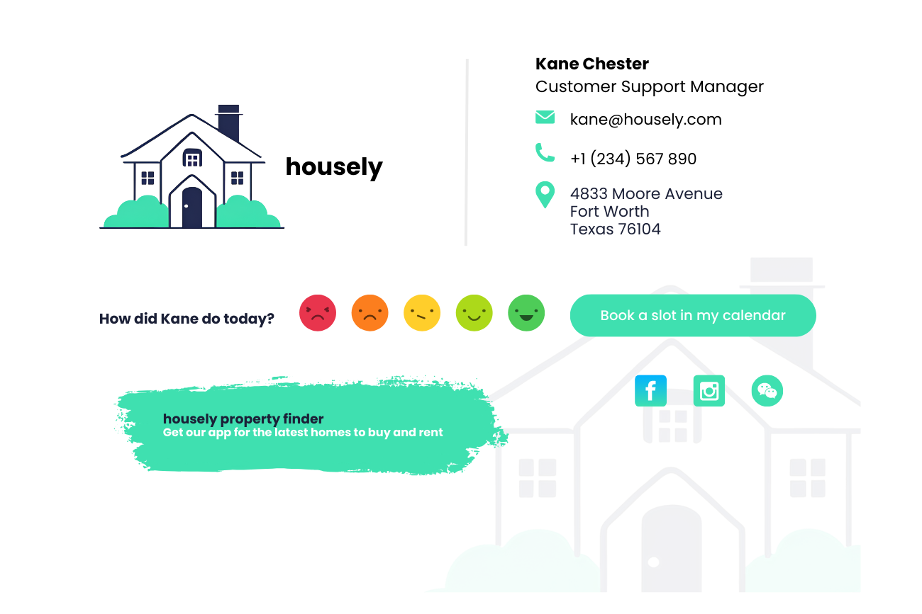 email signature design cta