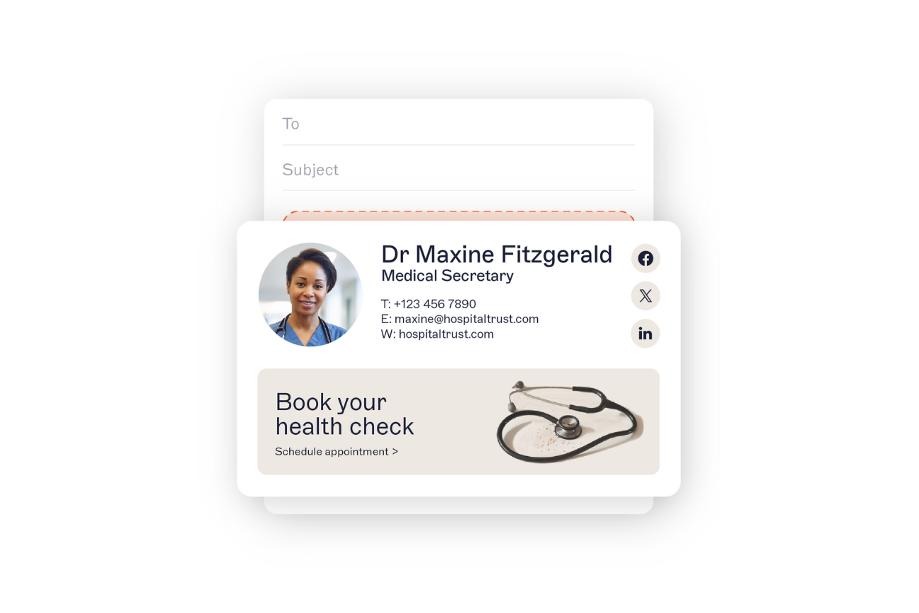 medical email signature