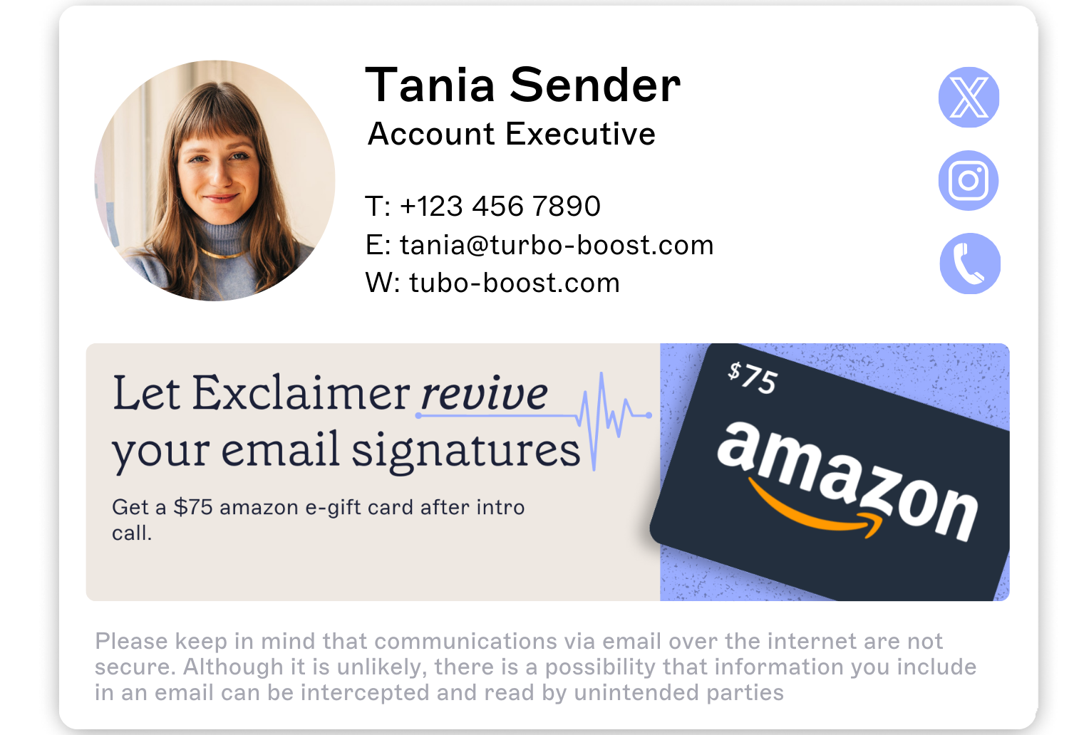 email banner highighting an incentive to get an Amazon voucher