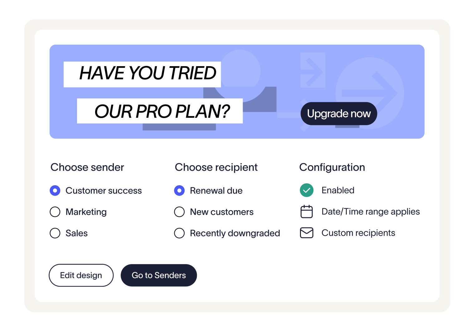 examples of email banner feature in Exclaimer