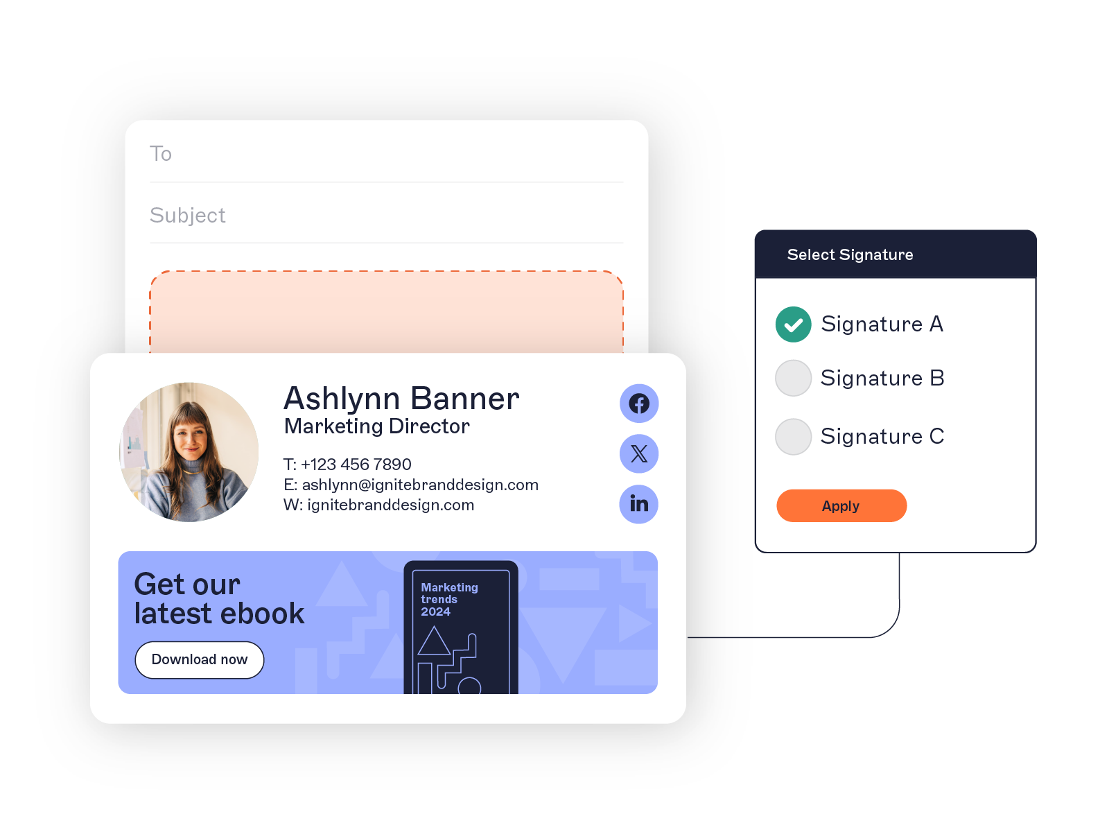 email signature rbac example