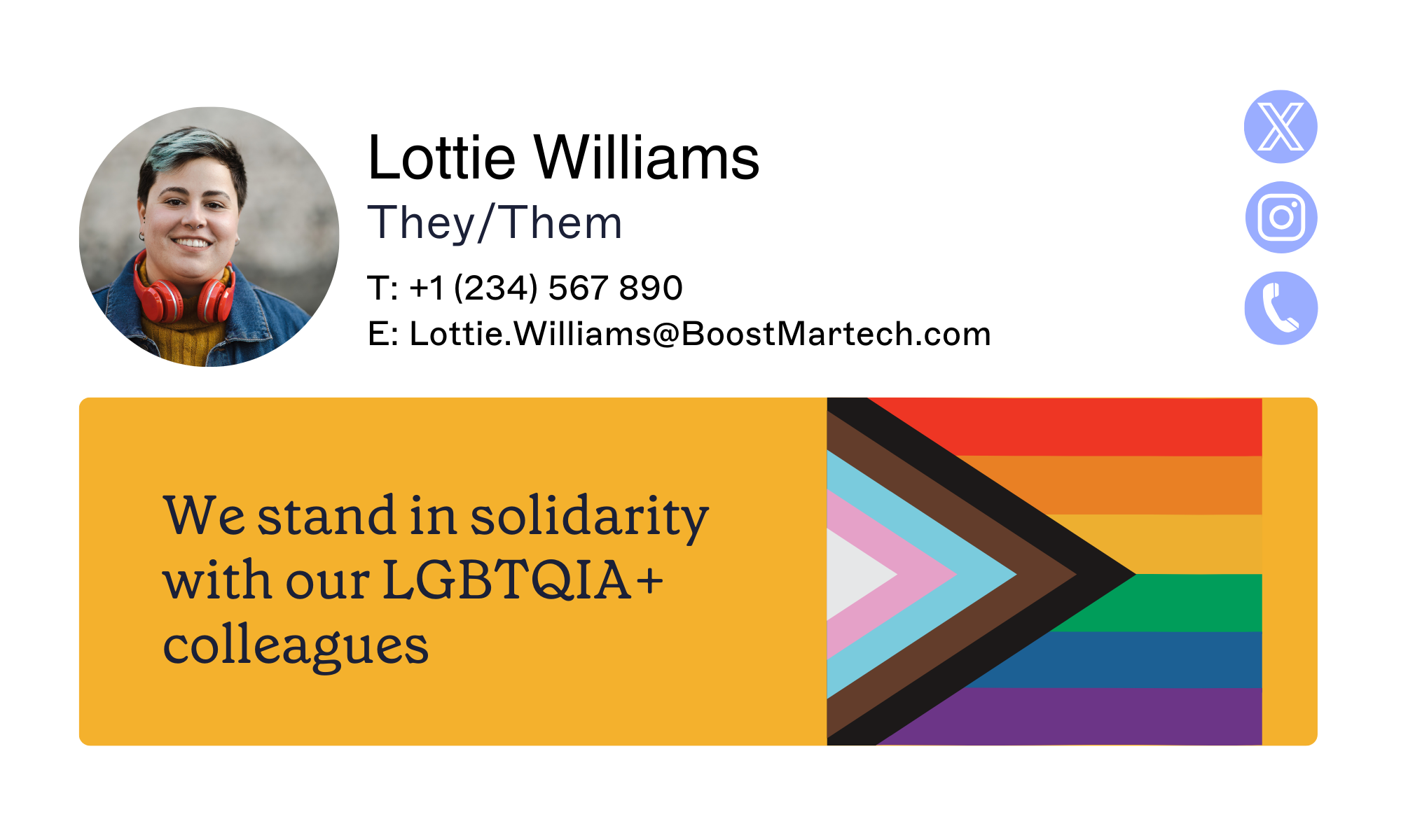 pride signature example