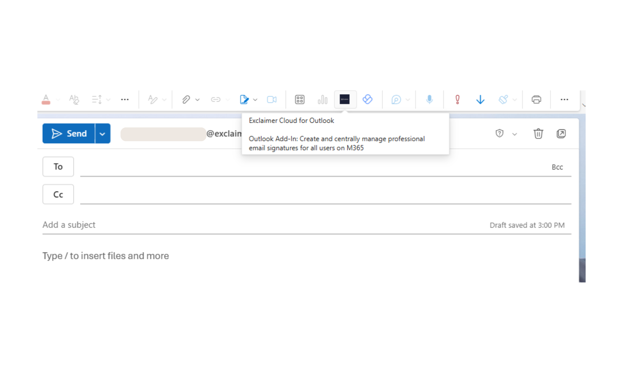 exclaimer cloud for outlook signatures
