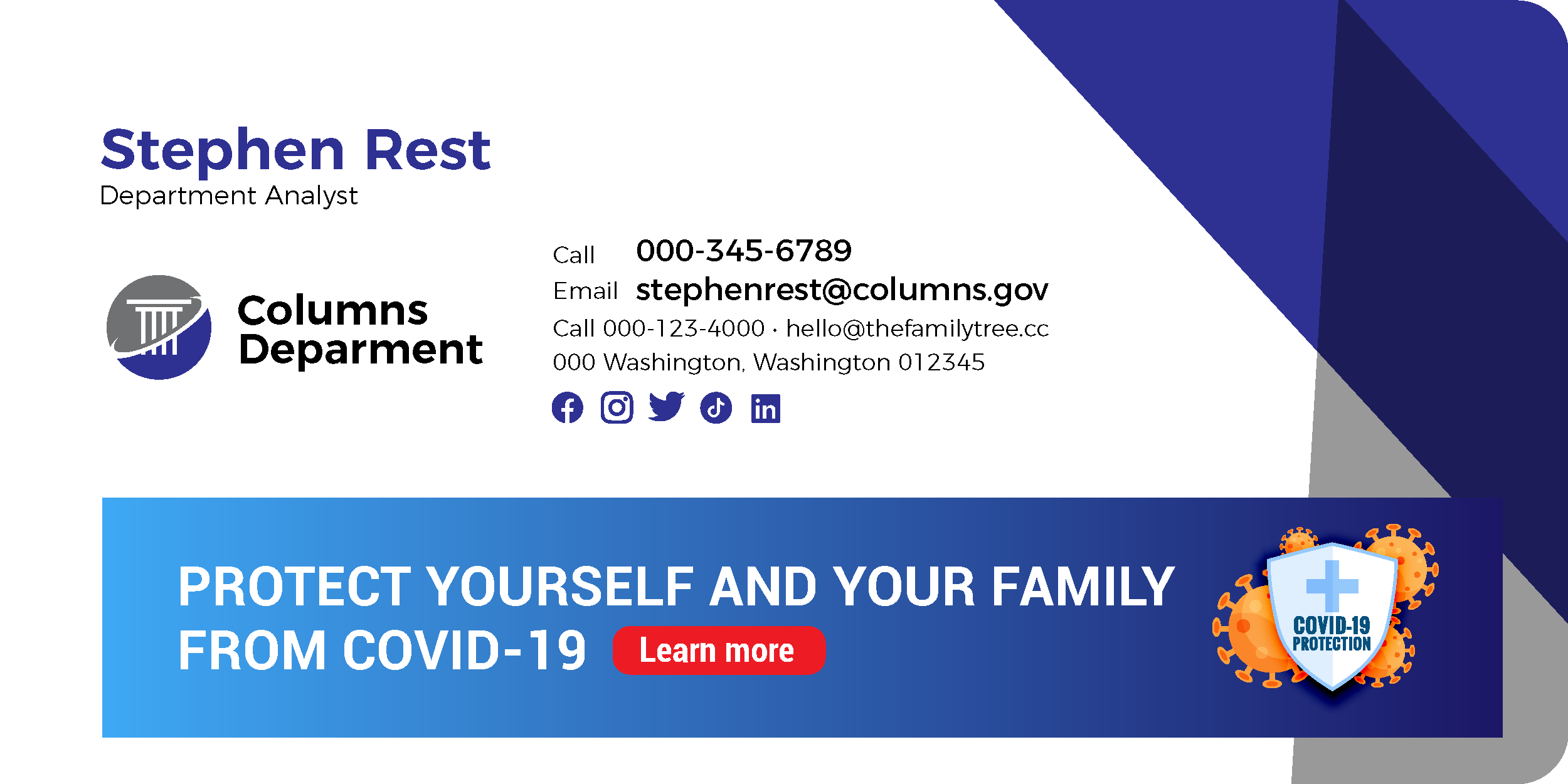 email banner promoting educational resources