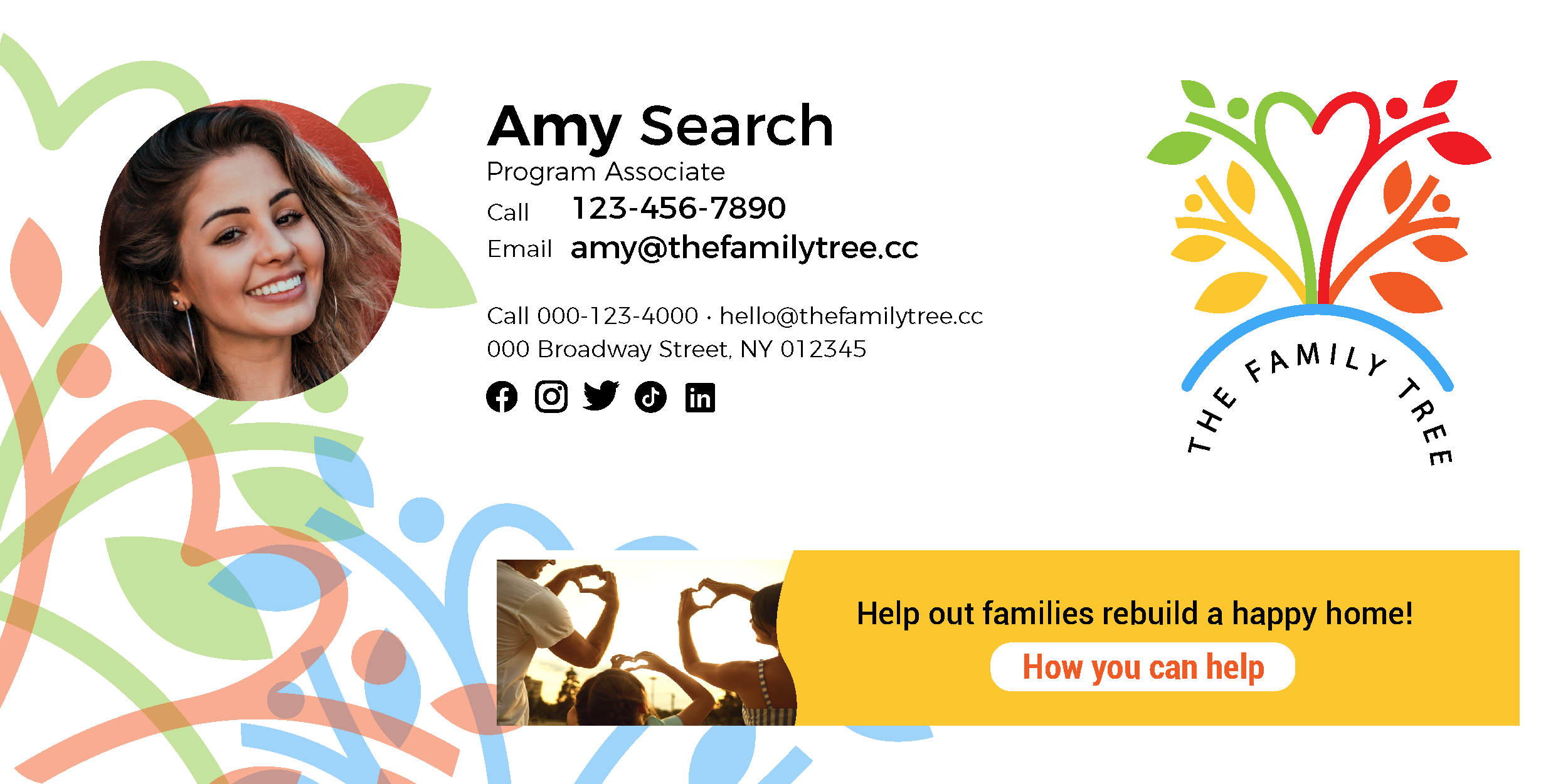 office 365 signature for charity