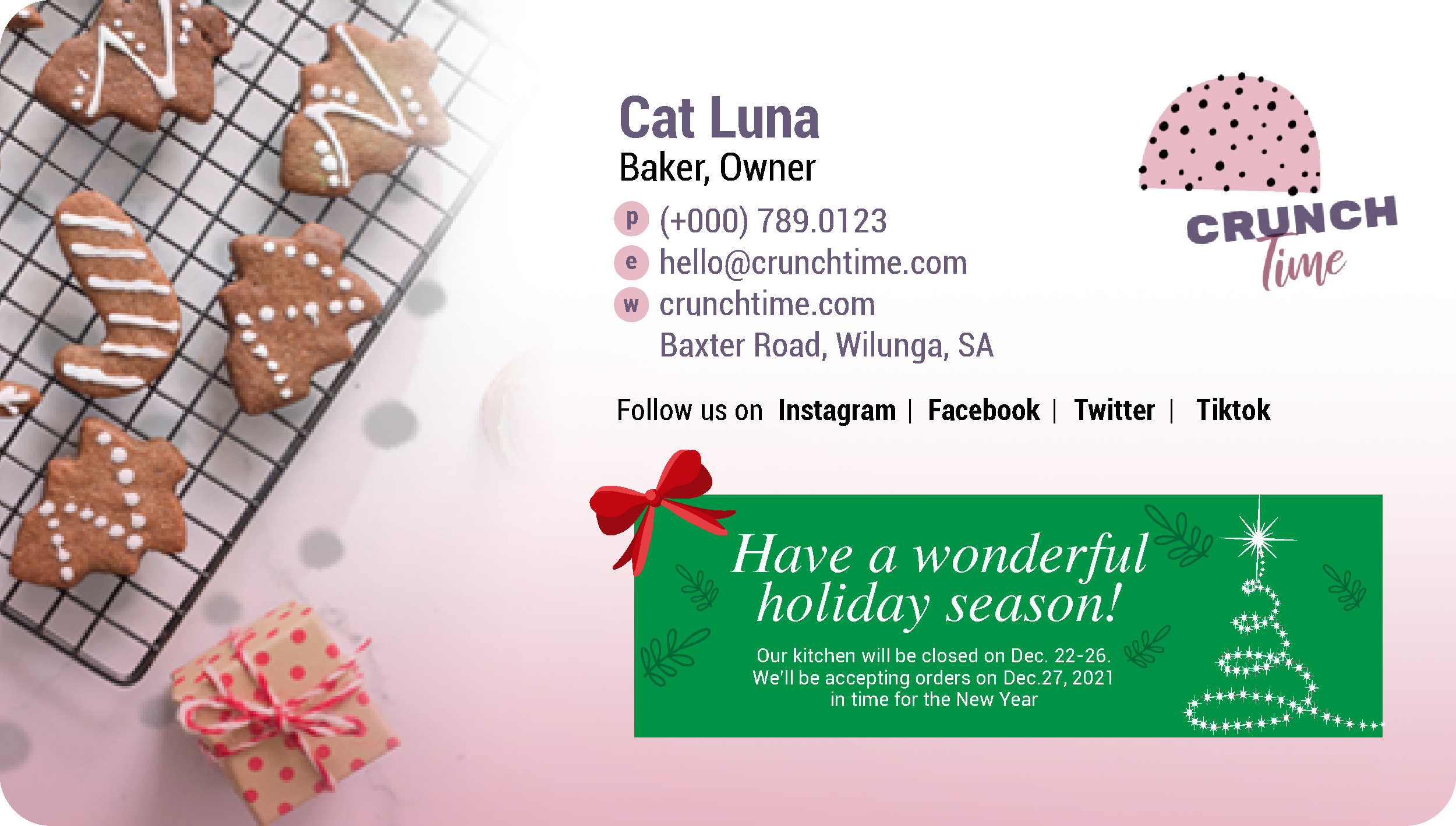 baker email signature