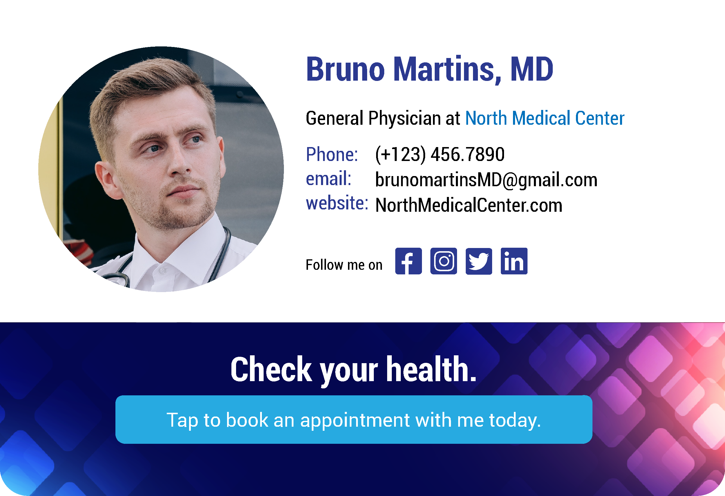 physician email signature