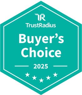 trustradius buyer's choice 2025 badge