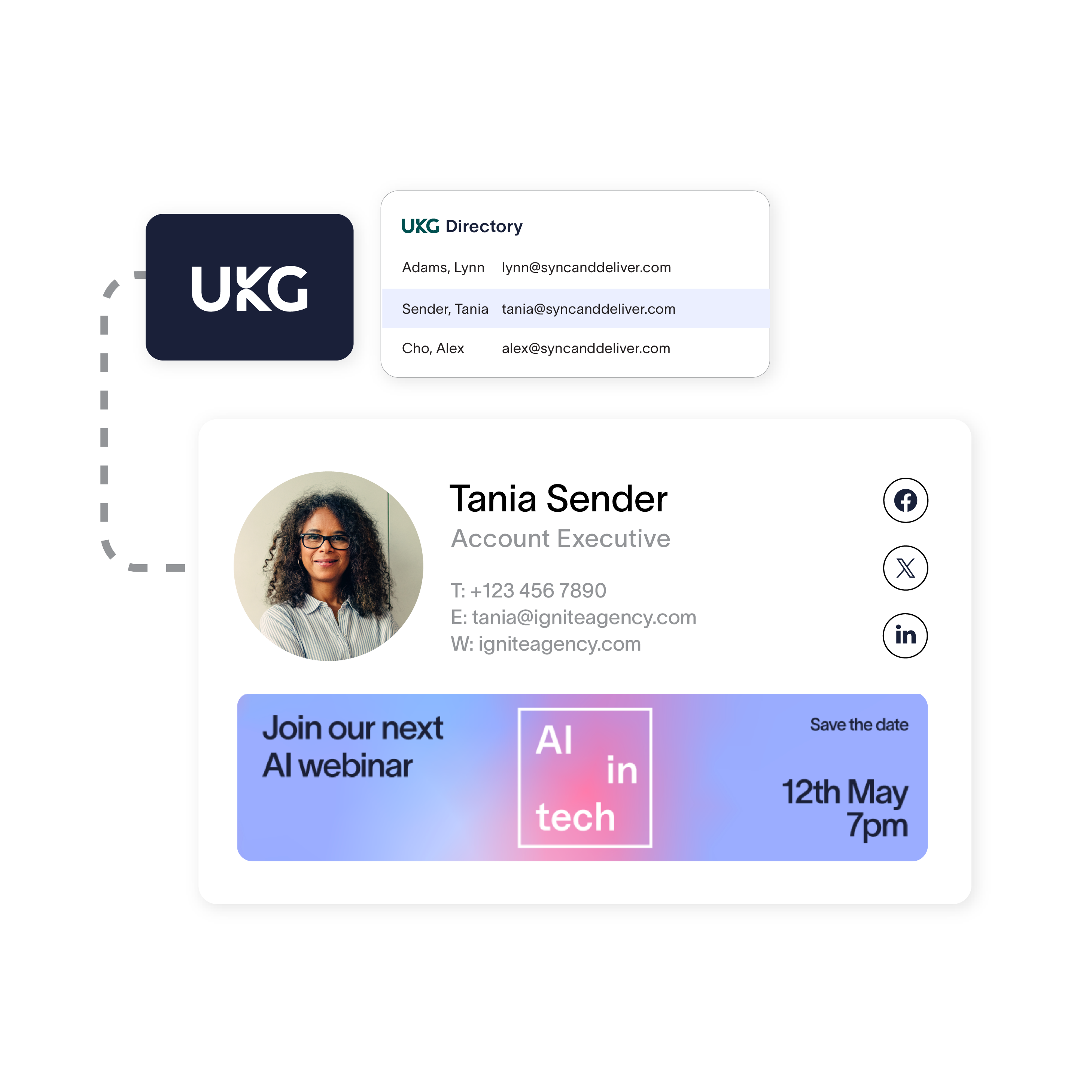 UKG Ready integration graphic