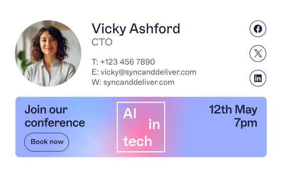 cto email signature design