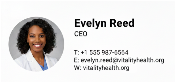 reply email signature example for ceo