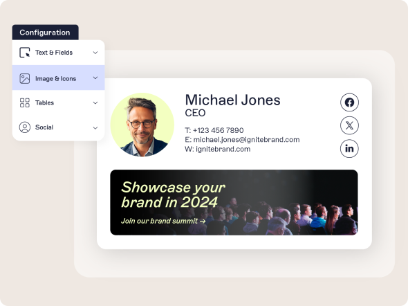 email signature in Exclaimer