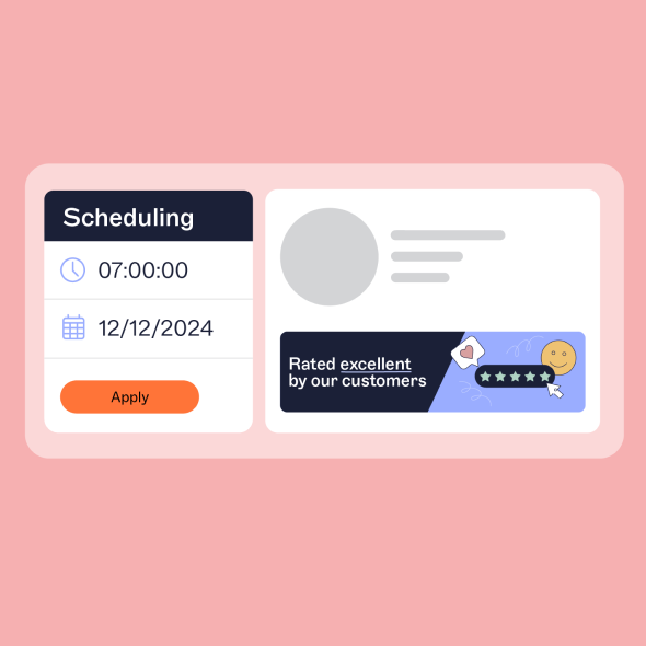 scheduling email signatures for one-to-one marketing