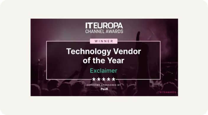 IT Europa Channel Awards 2024: Technology Vendor of the Year
