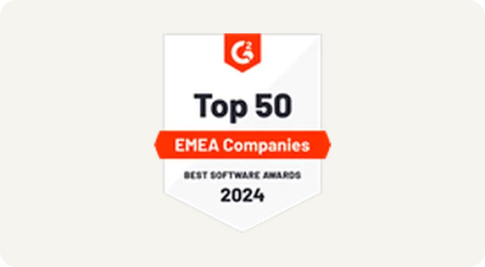 G2: Best Software Companies in EMEA for 2024