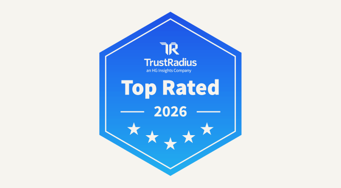 TrustRadius Top Rated 2026 badge