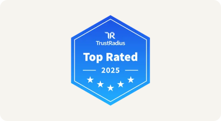 TrustRadius 2025 Top Rated Award: Email Signature