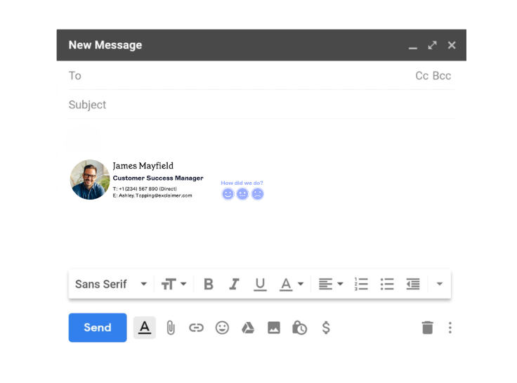 html signature in gmail