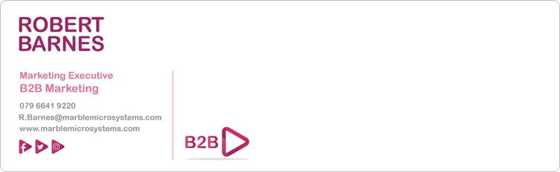 marketing executive signature for professional email