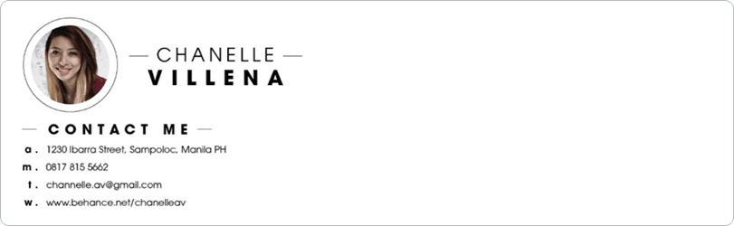 signatures for email with profile photo